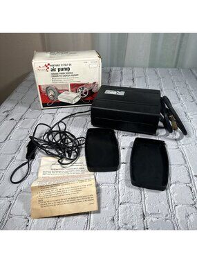 Vintage Sears Portable Air Pump 12v / 12 Volt DC Car Cigarette Adapter #28-1120